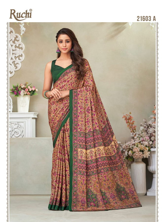 Vivanta Silk 17 By Ruchi Daily Wear Sarees Catalog